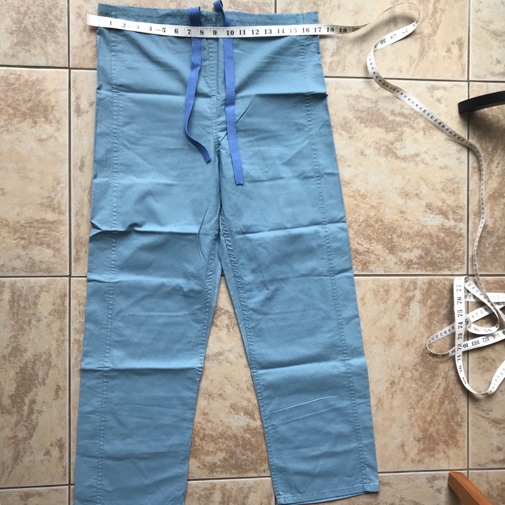 Blue scrub bottoms